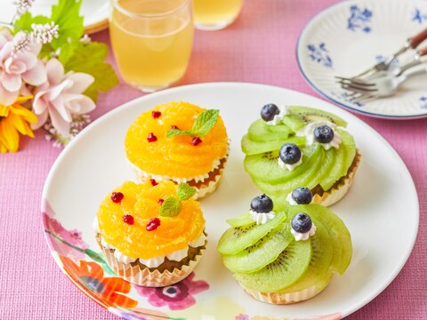 クマさんのマドレーヌのフルーツケーキ